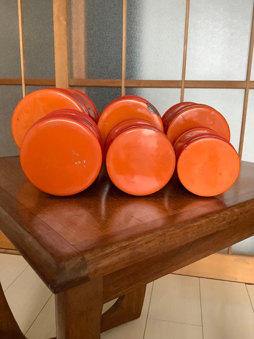 フランス　アンティーク　ホーロー　キャニスターセット　⑤