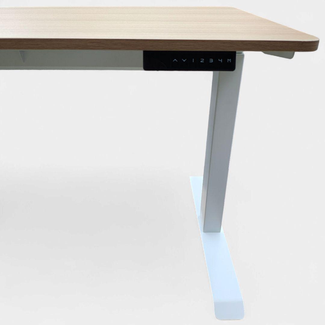 ※天板のみ 山善 電動昇降デスク ELD-1270 ウッドナチュラル ホワイト