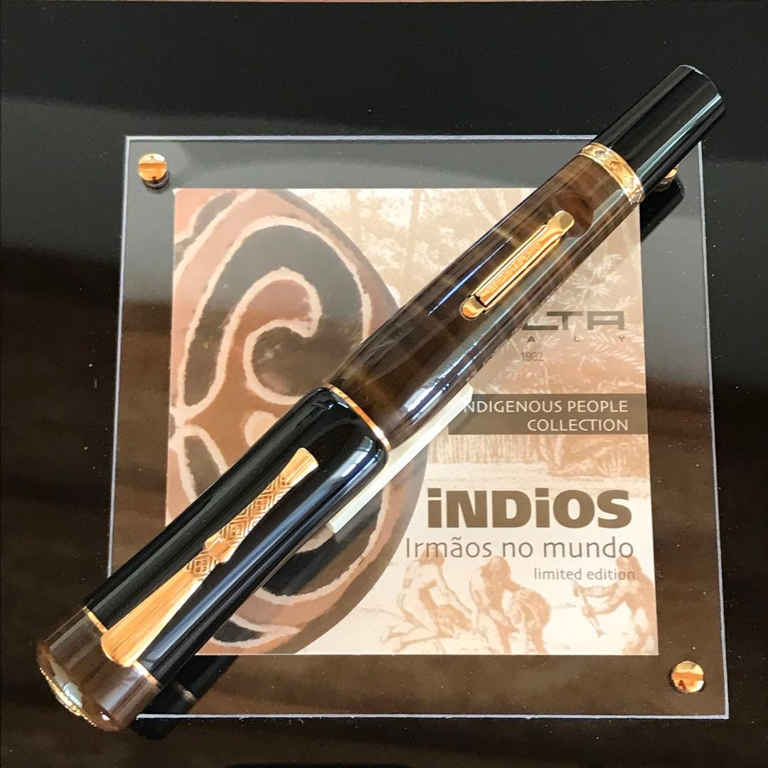 ◾️未使用品 デルタ INDIOS 18K F 1KS サイドレバー式