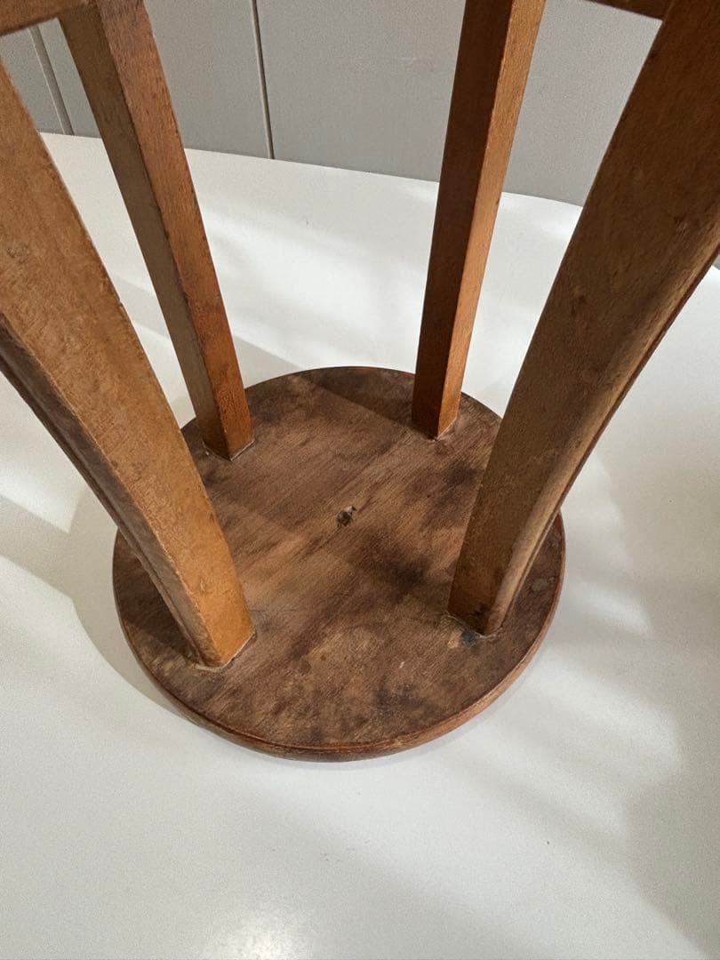 アンティーク、古家具　木製スツール