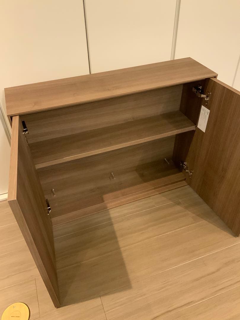 ◼︎ミラタップ◼︎ ピッタラ 吊戸　両開き　未使用　⭐︎グレイッシュウッド⭐︎