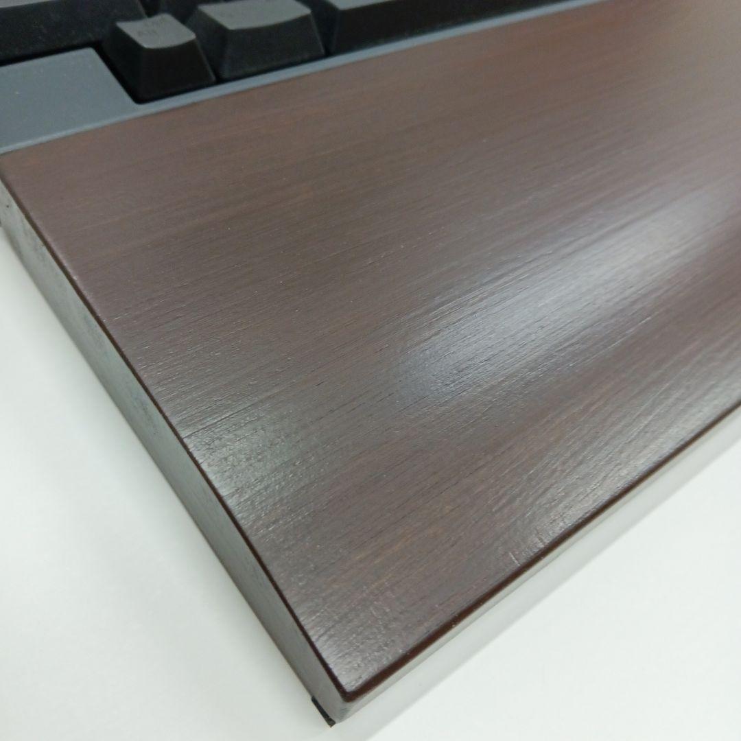 パイン集成材 HHKB用 手作りパームレスト兼キーボードルーフ ウォルナット色