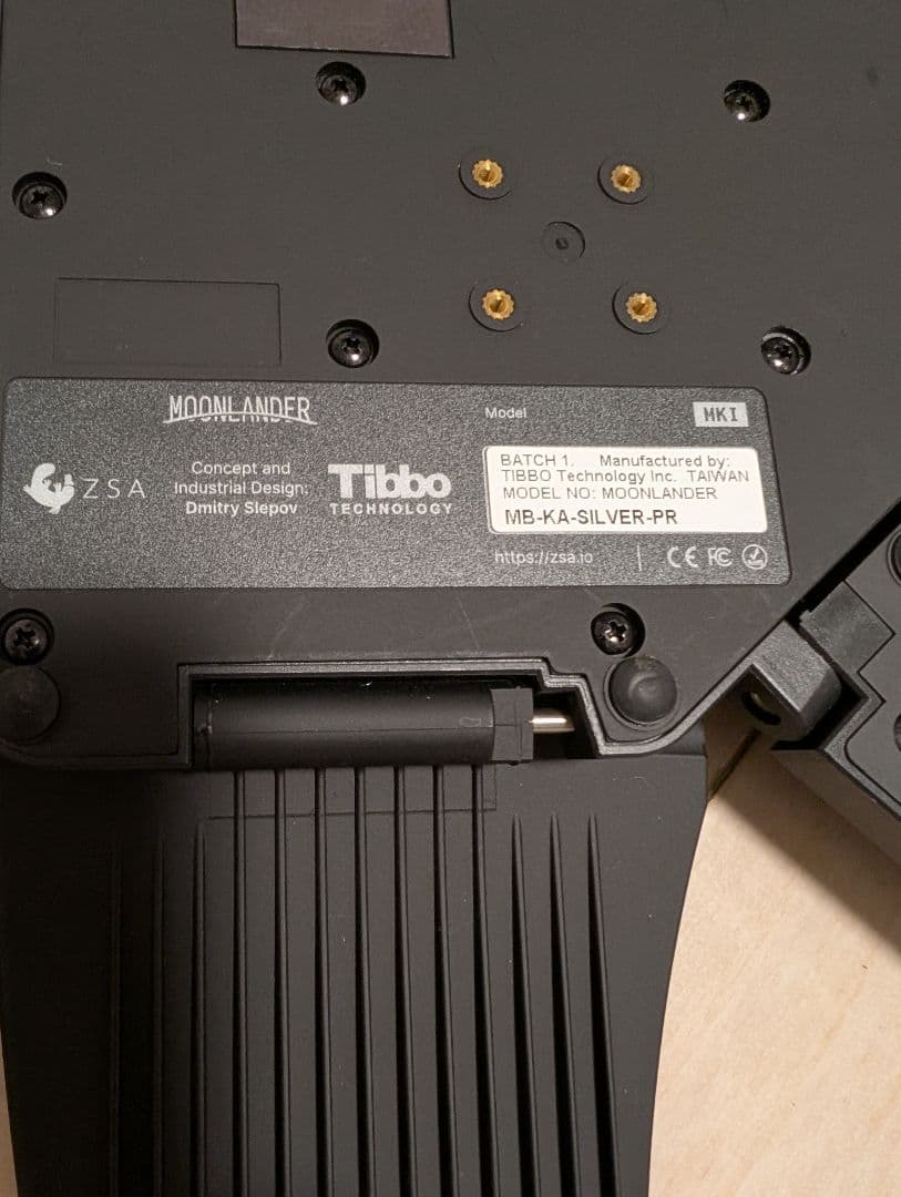 ZSA Moonlander Mark I 分割型プログラミングキーボード 銀軸