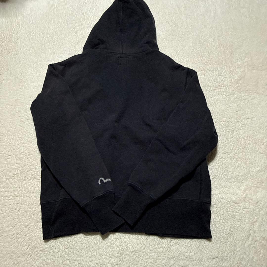 EVISU ジップアップパーカー ブラック40サイズ 刺繍カモメ 大幅値下げ中‼️