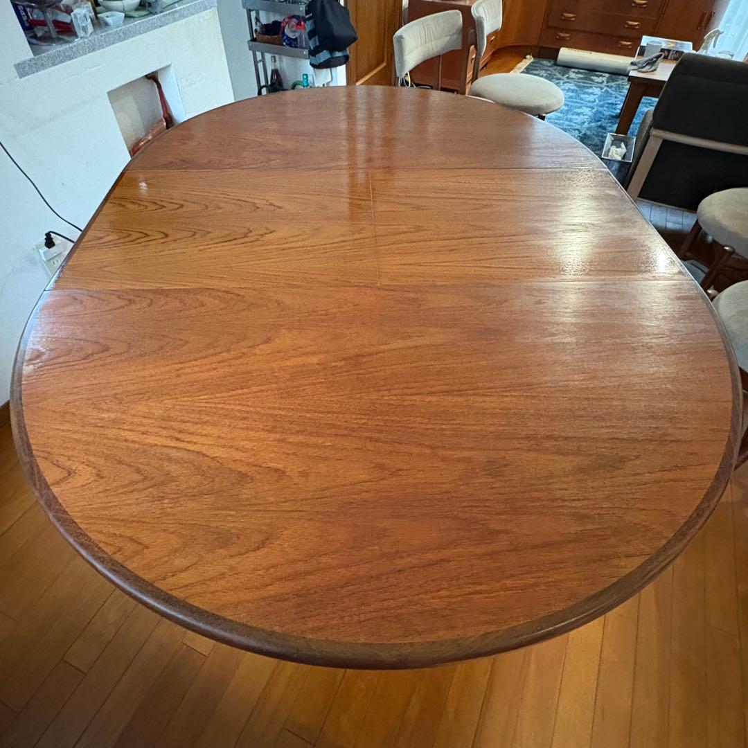 G-PLAN フレスコ ラウンドエクステンションテーブル 椅子別