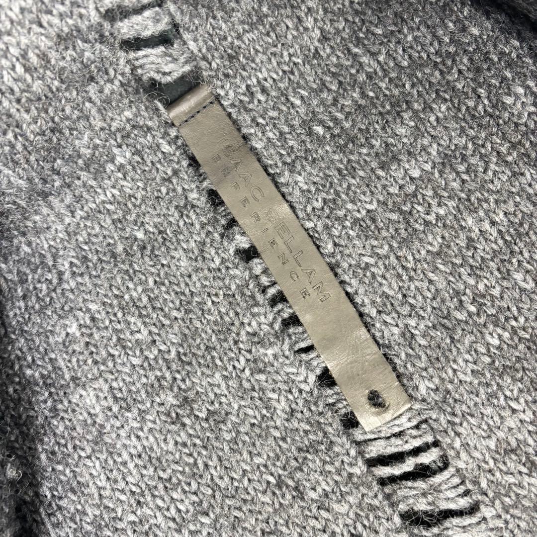 ISAAC SELLAM ラムレザー シングル ライダースジャケット S