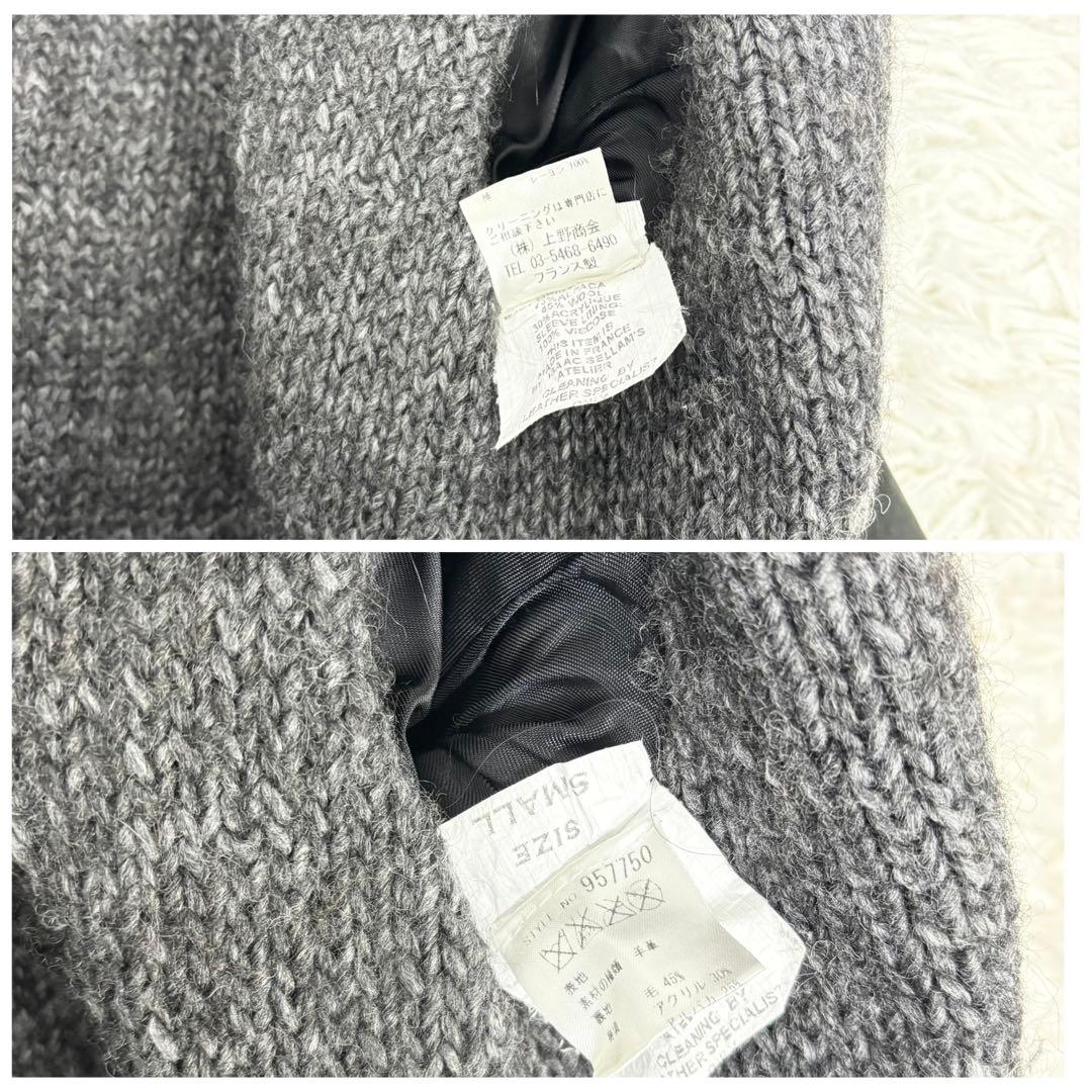 ISAAC SELLAM ラムレザー シングル ライダースジャケット S