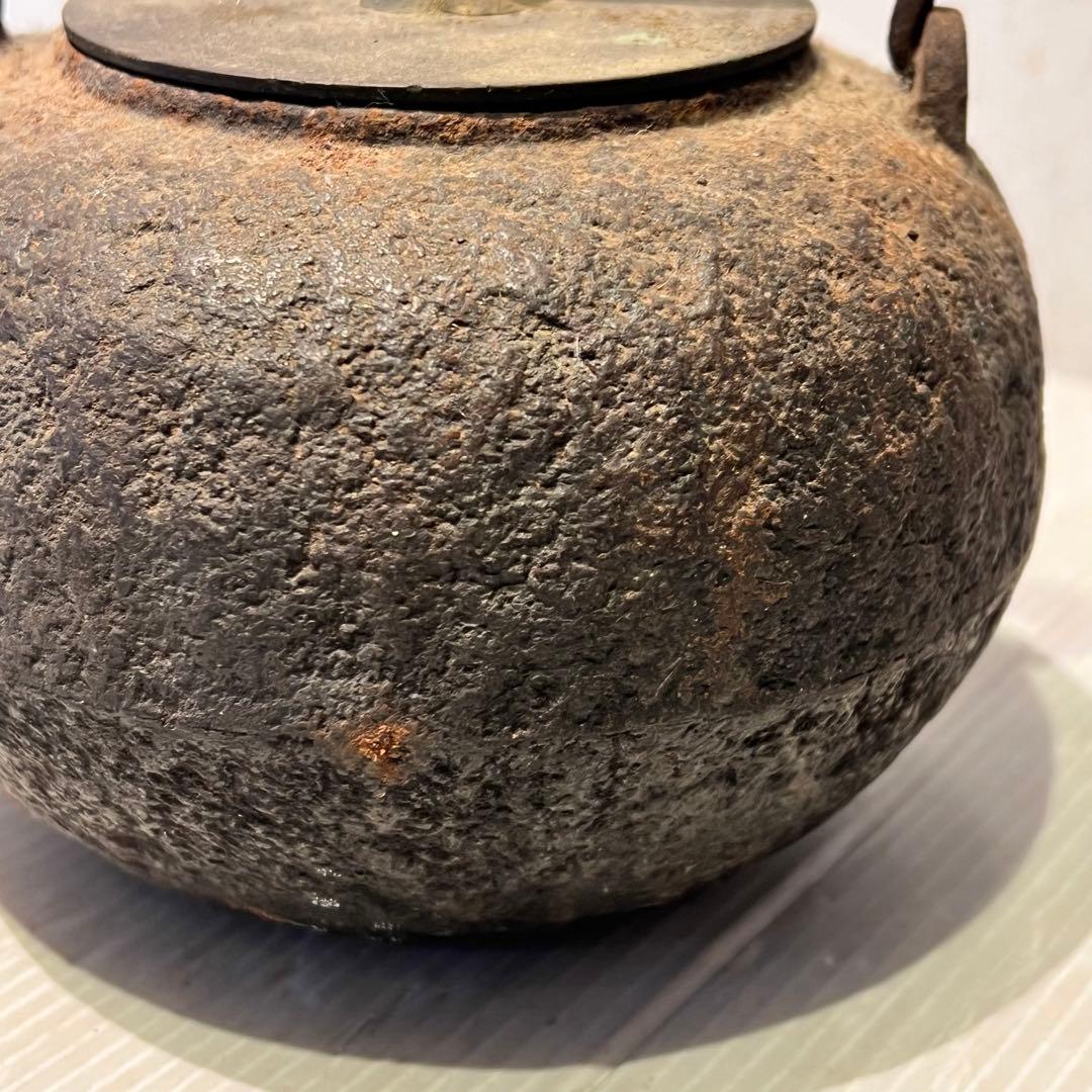 時代物　龍文堂造 鉄瓶 急須 茶道具 骨董　インテリア　コレクション