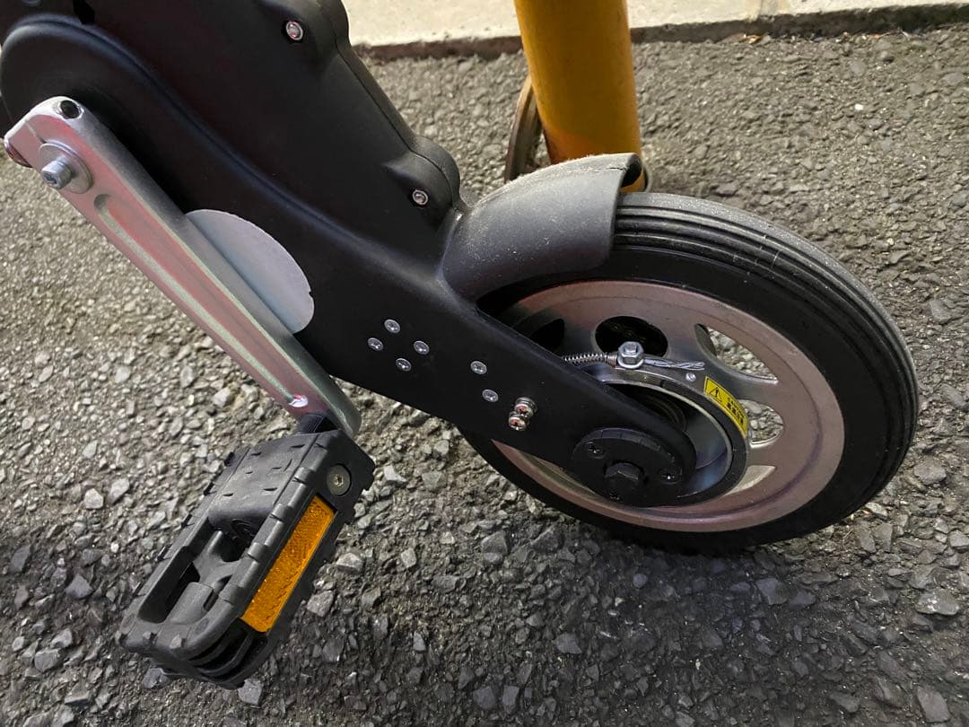 A-bike city 折りたたみ自転車 シルバー/レッド