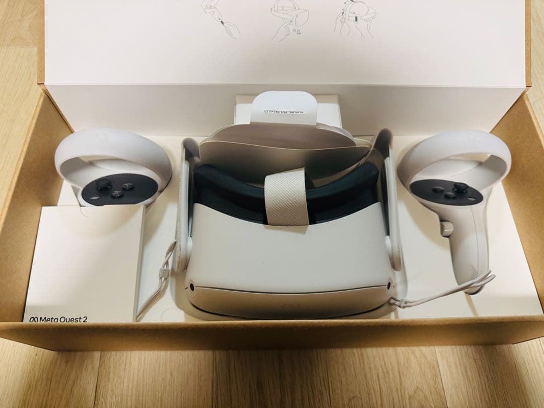  Quest2 128GB VR ヘッドセット(美品)