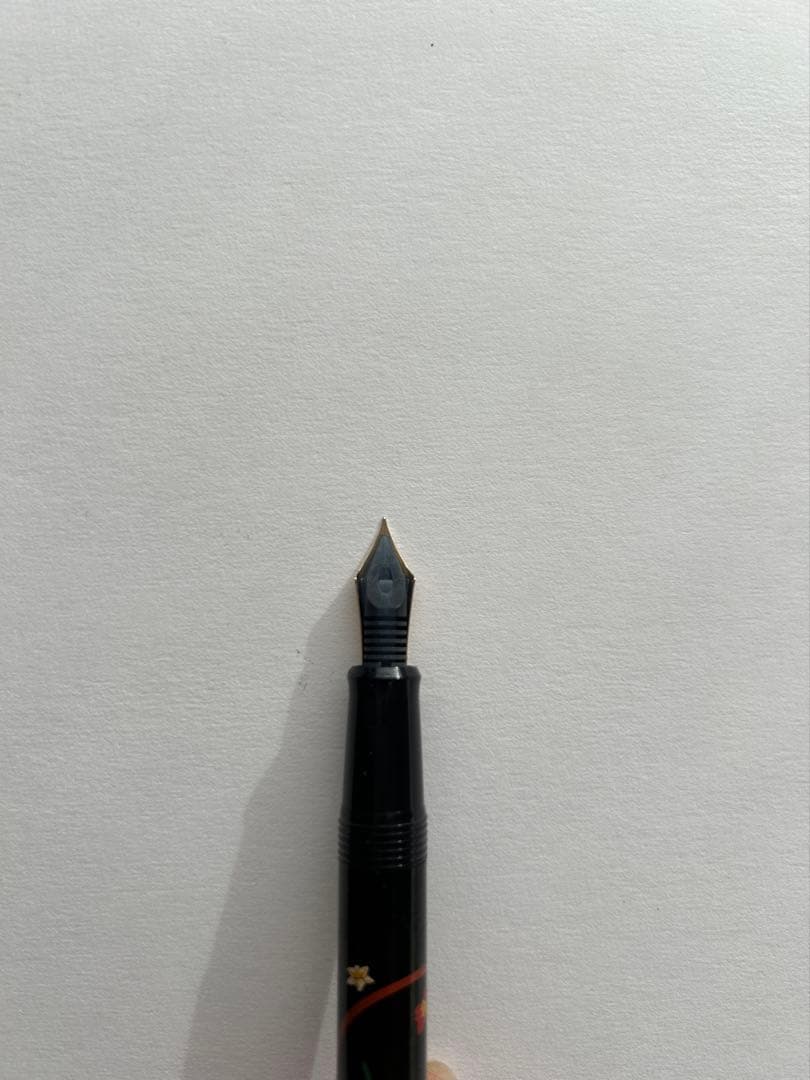 未使用 PILOT パイロット 漆蒔絵 万年筆 14K 花籠 FN-5M-HA