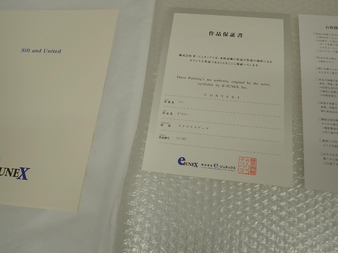 ㉚新品・保証書付 Tony　トニー「ゼクティー」ミクスドメディア アールビバン