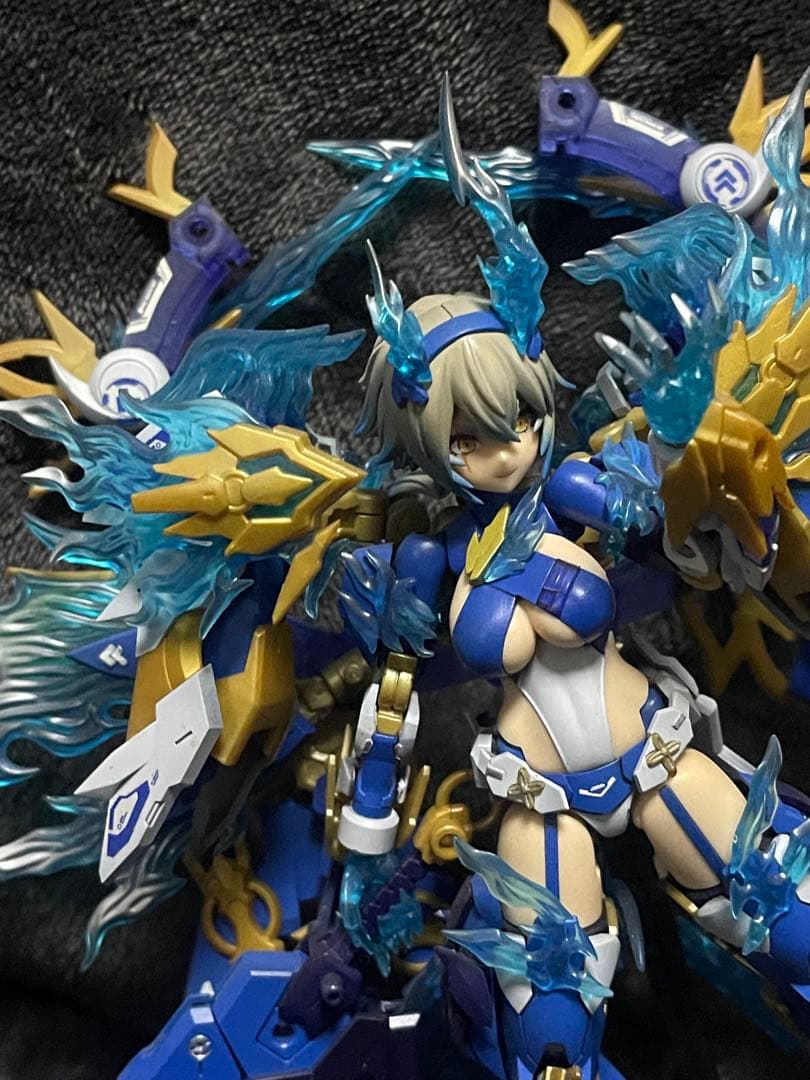 皇巫 スサノヲ 蒼炎　メガミデバイス　塗装済み完成品　コトブキヤ