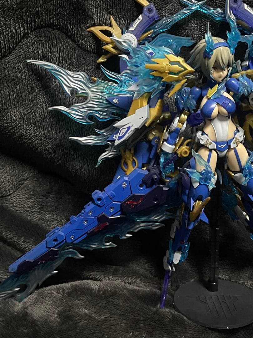 皇巫 スサノヲ 蒼炎　メガミデバイス　塗装済み完成品　コトブキヤ