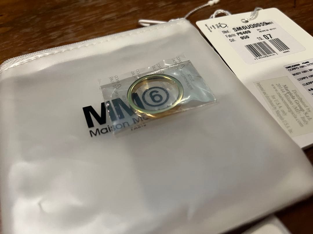 MM6 Numeric Minimal signature リング 指輪