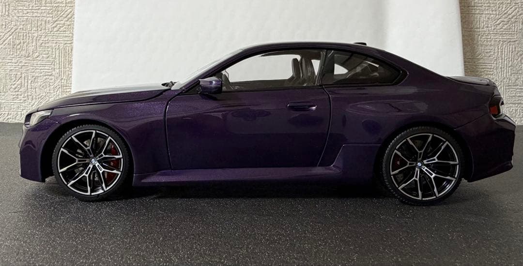 【新品同様】ミニチャンプスBMW M2クーペG87 2023 パープル 1/18