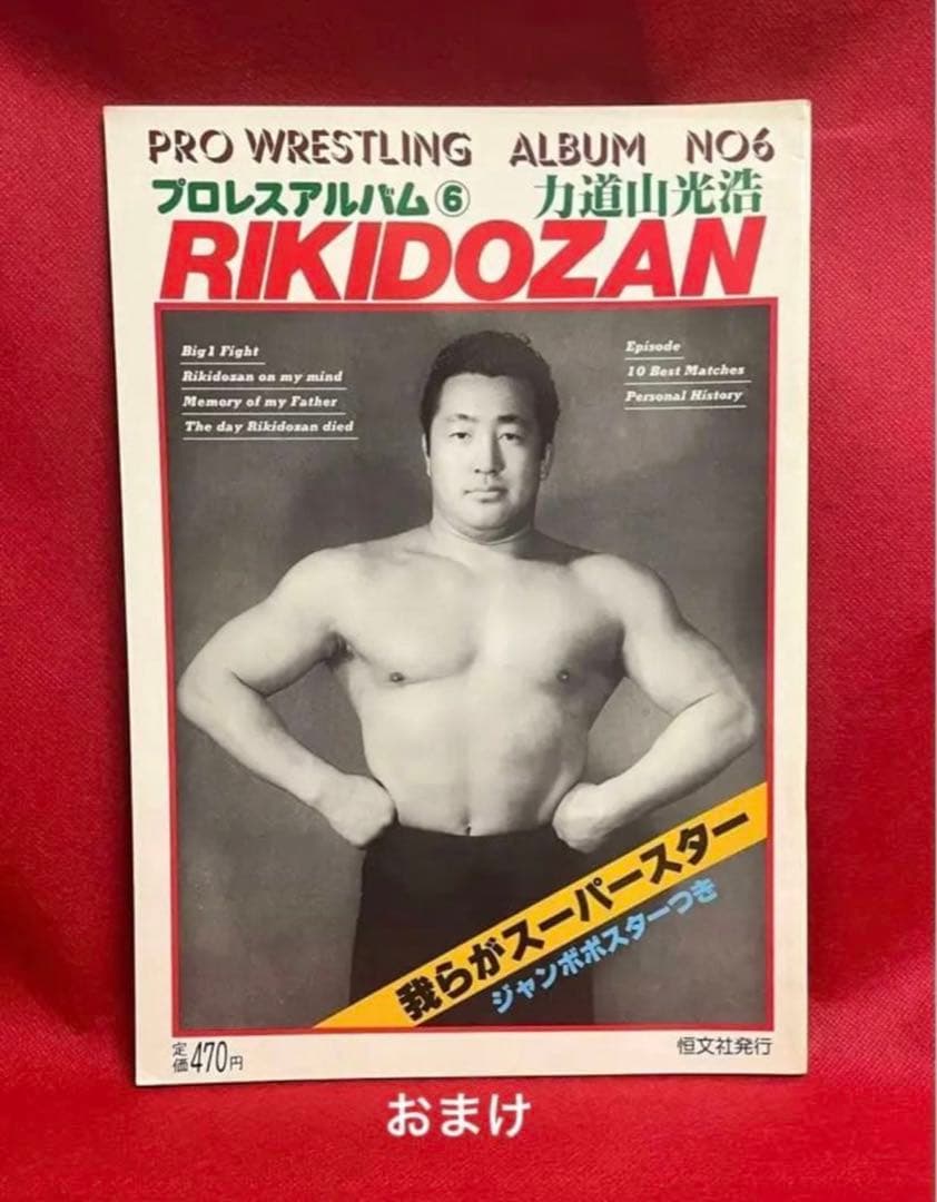 ■ブルマァク 力道山 ソフビ おまけ本付き/日本プロレス/メディコム・トイ
