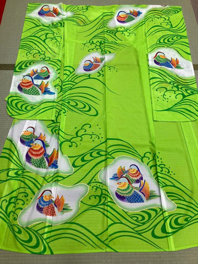 希少 夏用振袖 絽