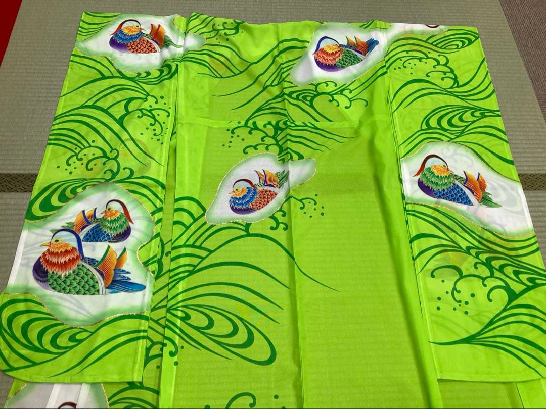 希少 夏用振袖 絽