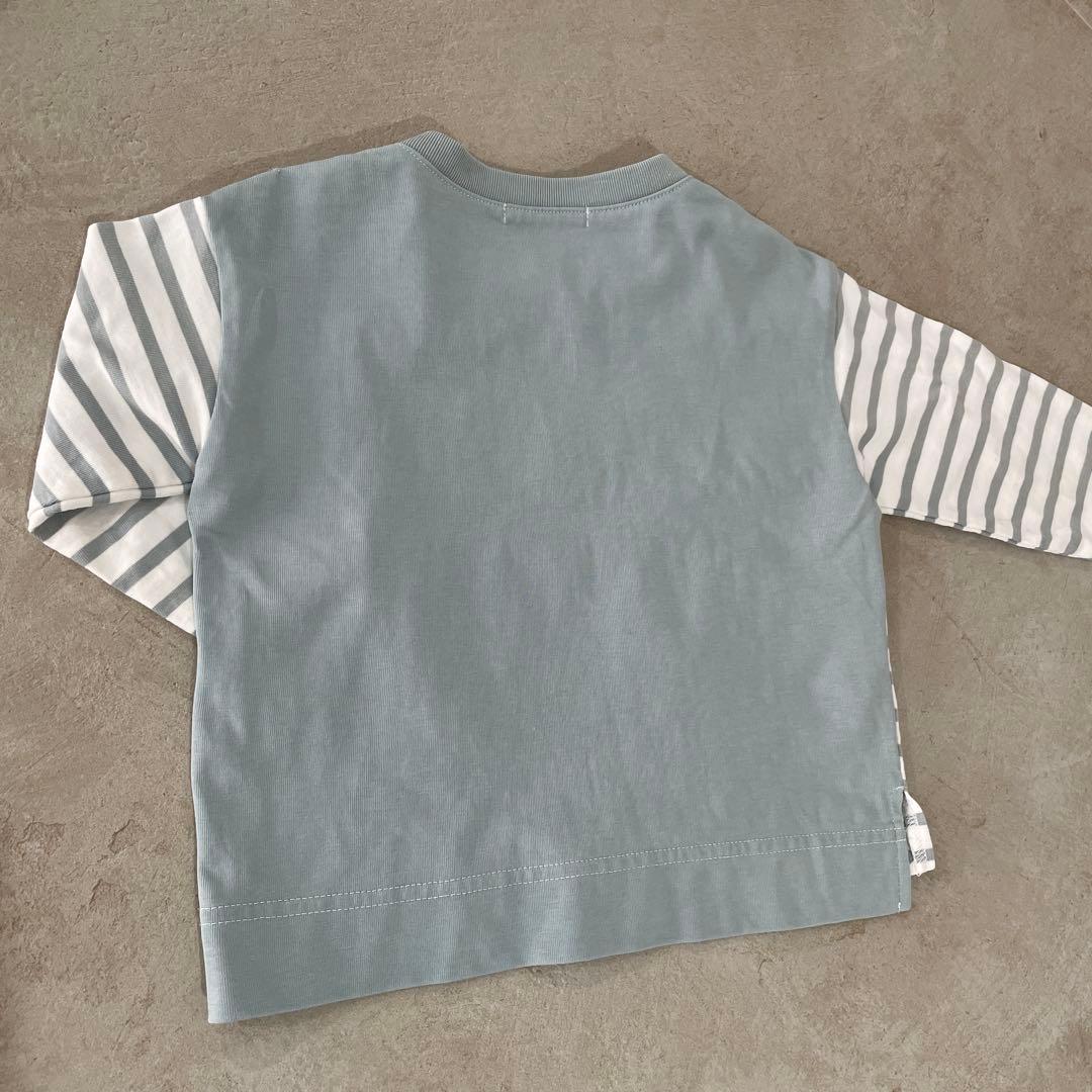 Familiar ロンドン柄ロンT 90サイズ