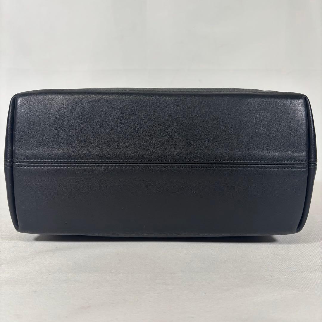 美品 コーチ オールドコーチ ハンドバッグ テラスバッグ ミニ レザー ブラック