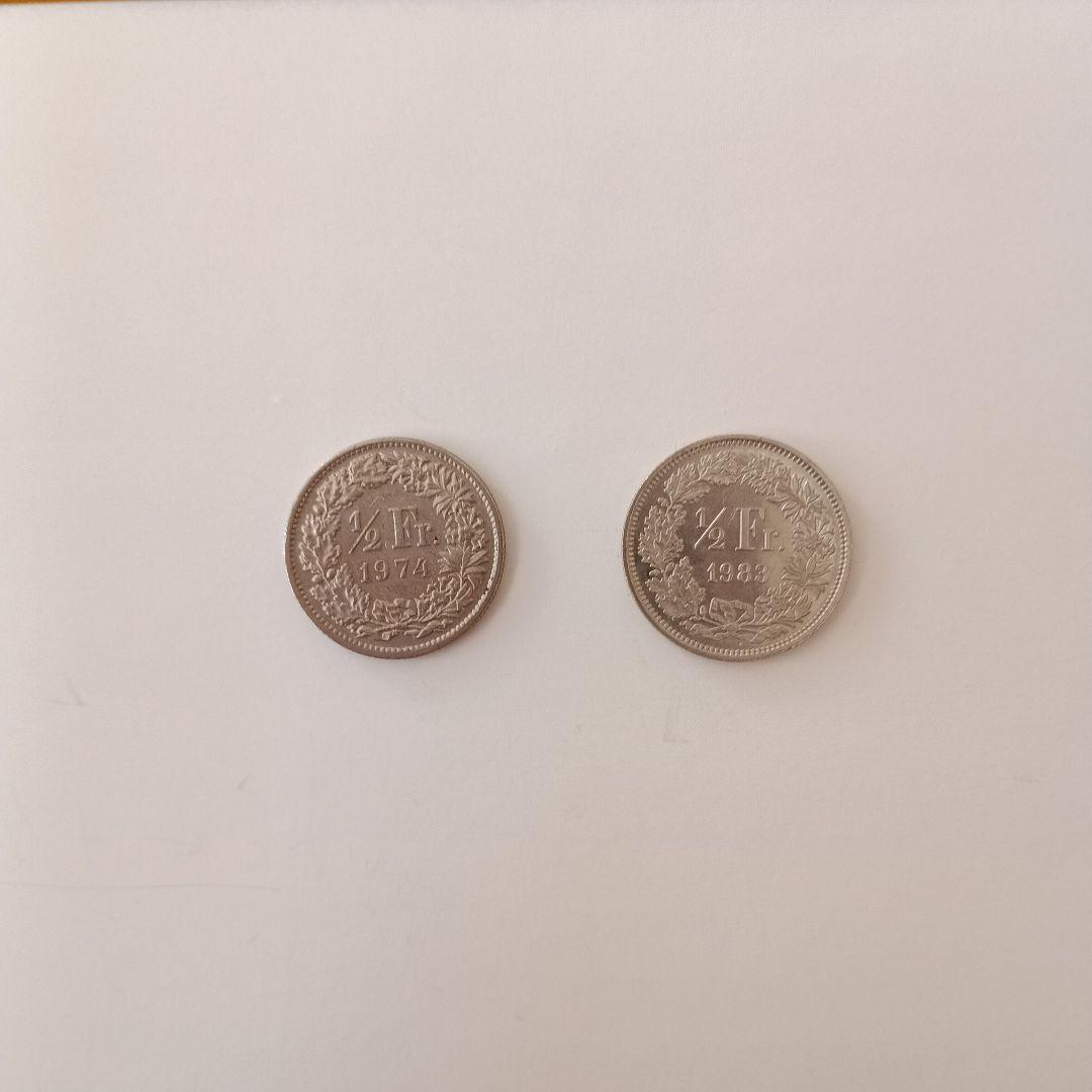 スイスフラン　旧　3種類　11枚