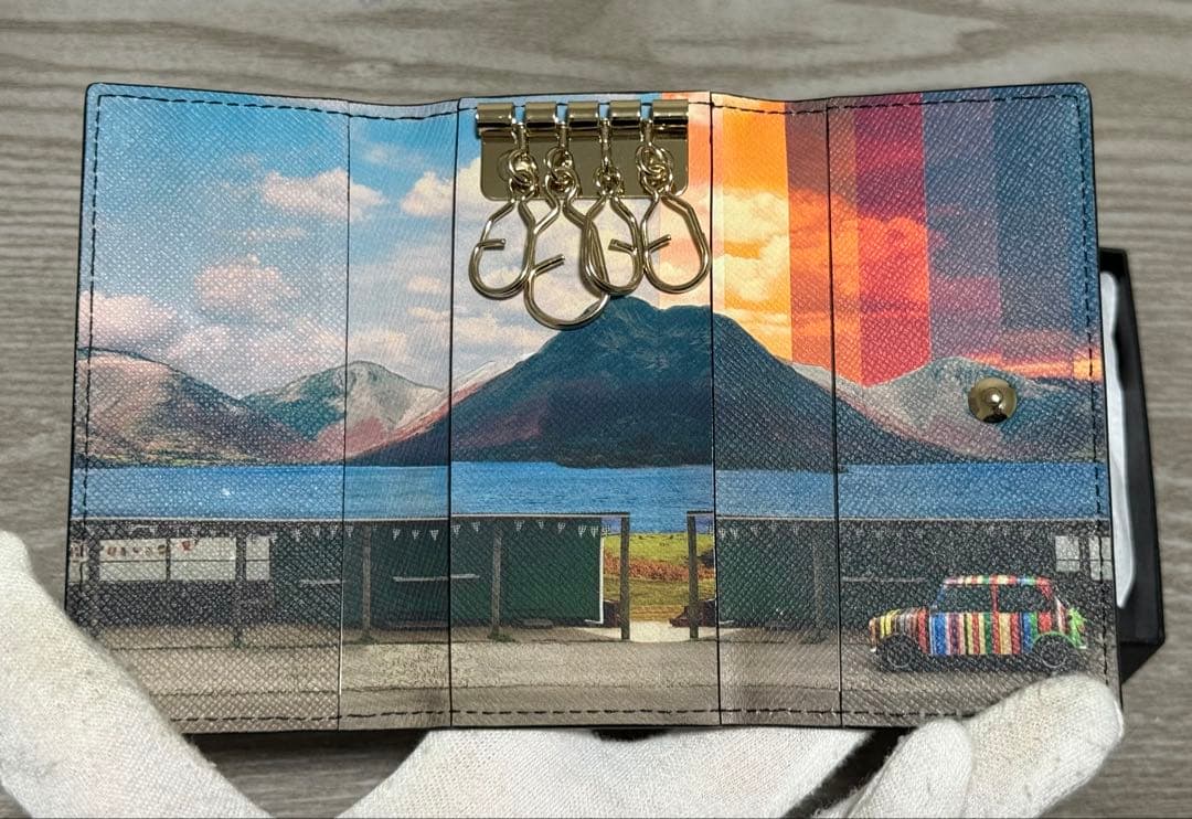 【新品未使用】ポールスミス　キーケース　ミニクーパー