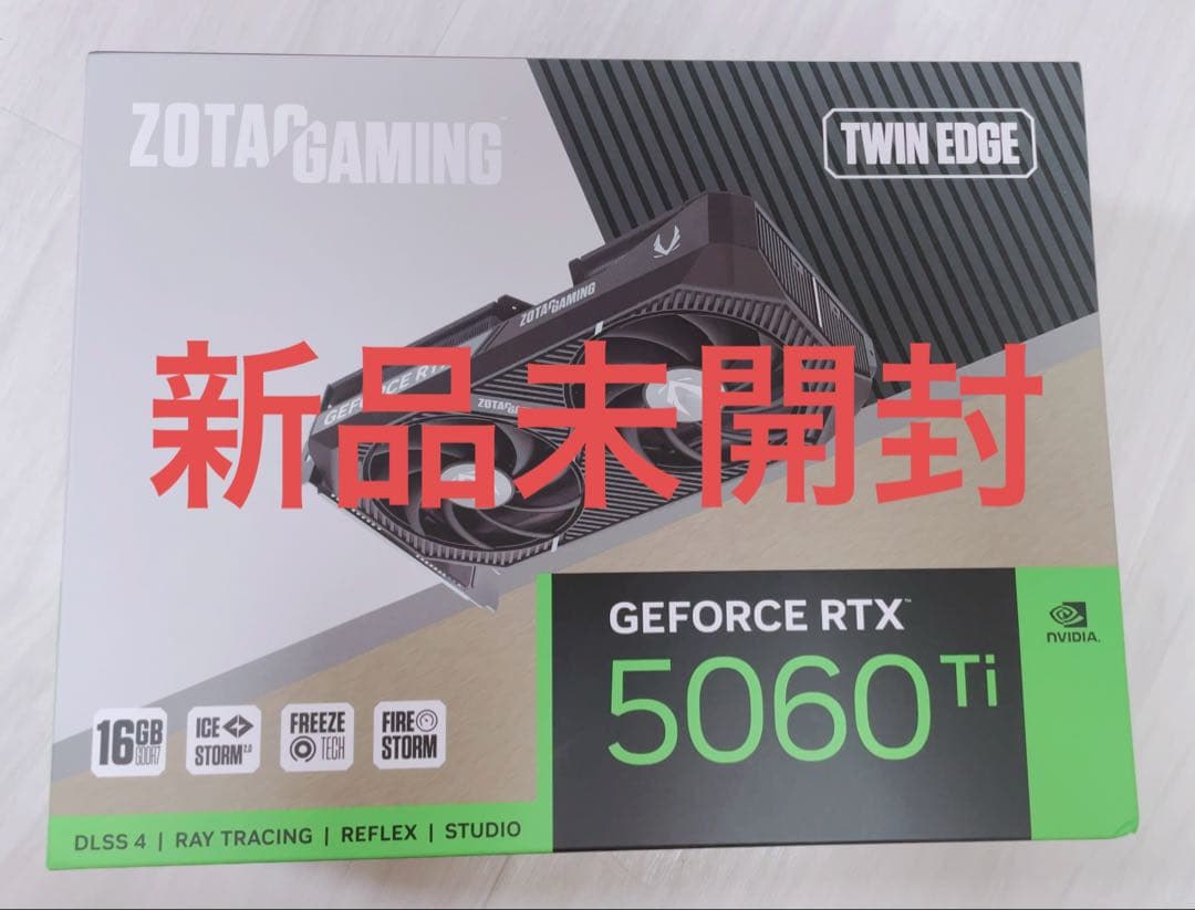 【限定値下げ】zotac GeForce RTX5060ti 16GB