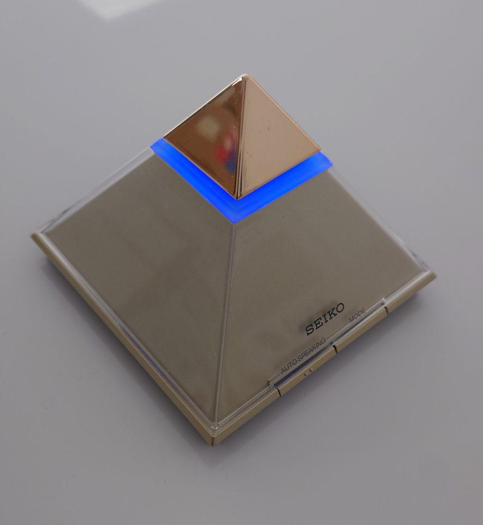 【稀少】SEIKO ピラミッドトーク電波時計
