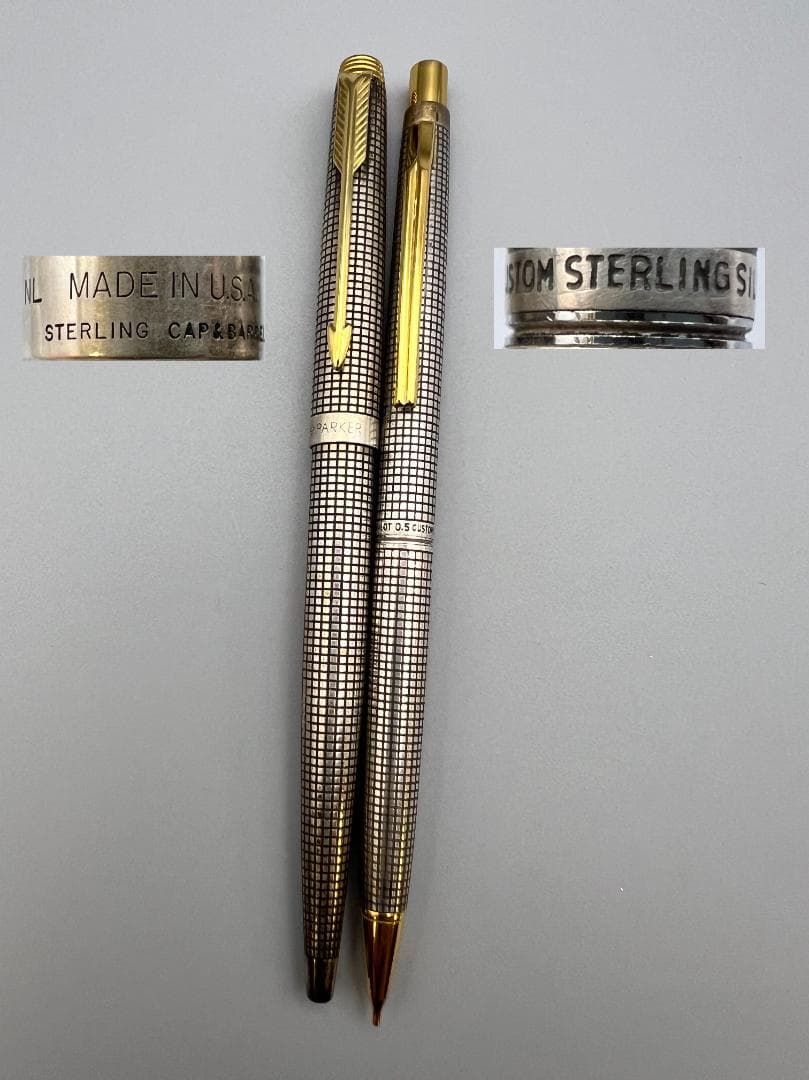 パーカー Parker USA製 スターリング　ボールペン　シャーペン ２本