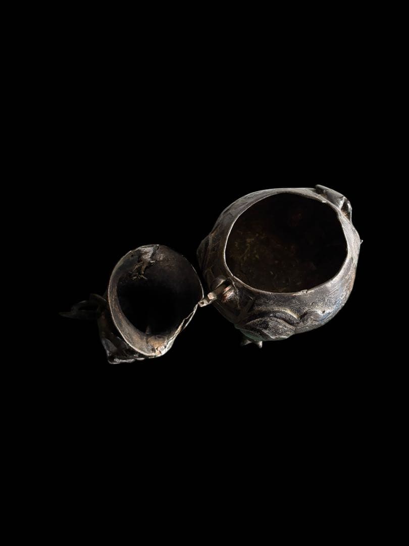 M*i様 時代 銅獅子香炉/中国古玩 香道具 銅製 骨董品 時代品 美術品 古美