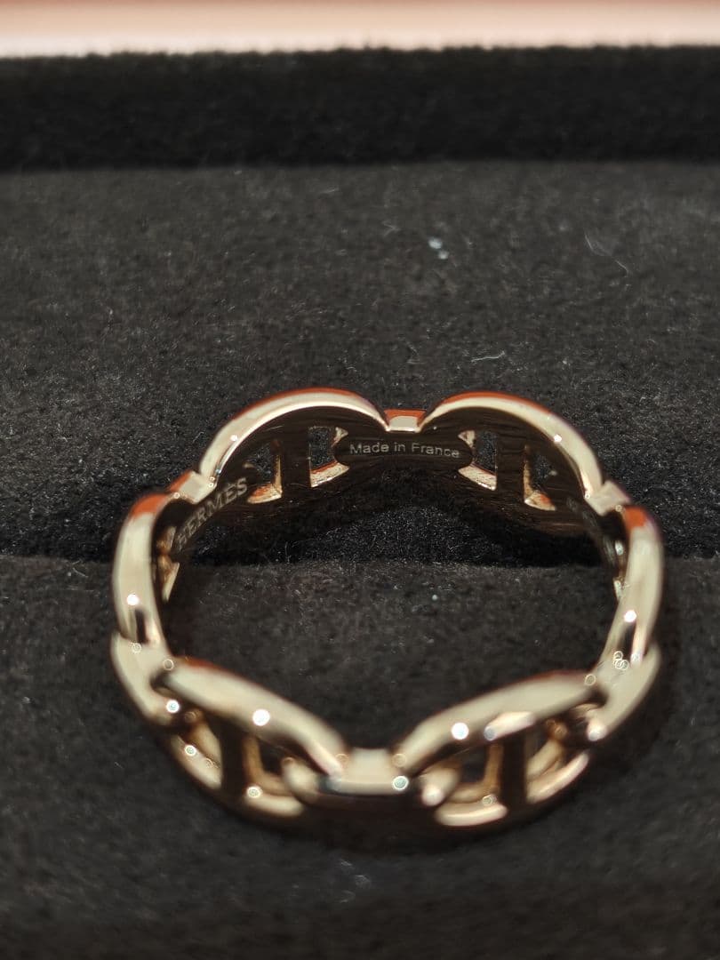 エルメス　アンシェネリング　k18　サイズ52