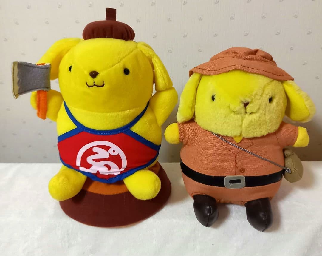 レトロ 当時物 サンリオ ポムポムプリン レトロ ぬいぐるみ ５種類