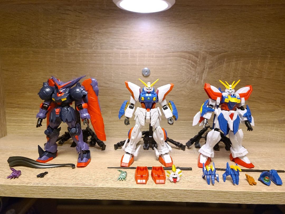 1/144 Gガンダム プラモデルセット (旧キット+Gフレーム3体)