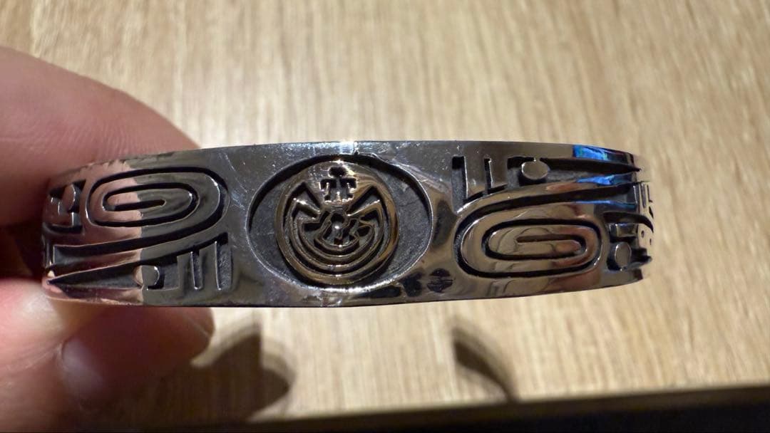 ホピ族バングル　ジェイソンタカラ JASON TAKALA 14K