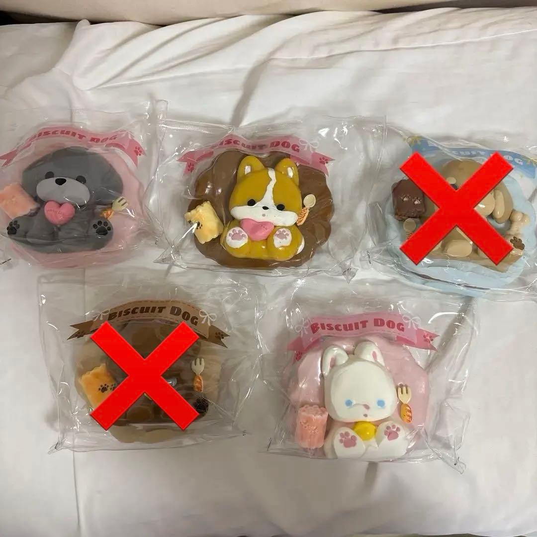 KUNAスクイーズ　ビスケットドッグシリーズ　わんちゃんクッキー