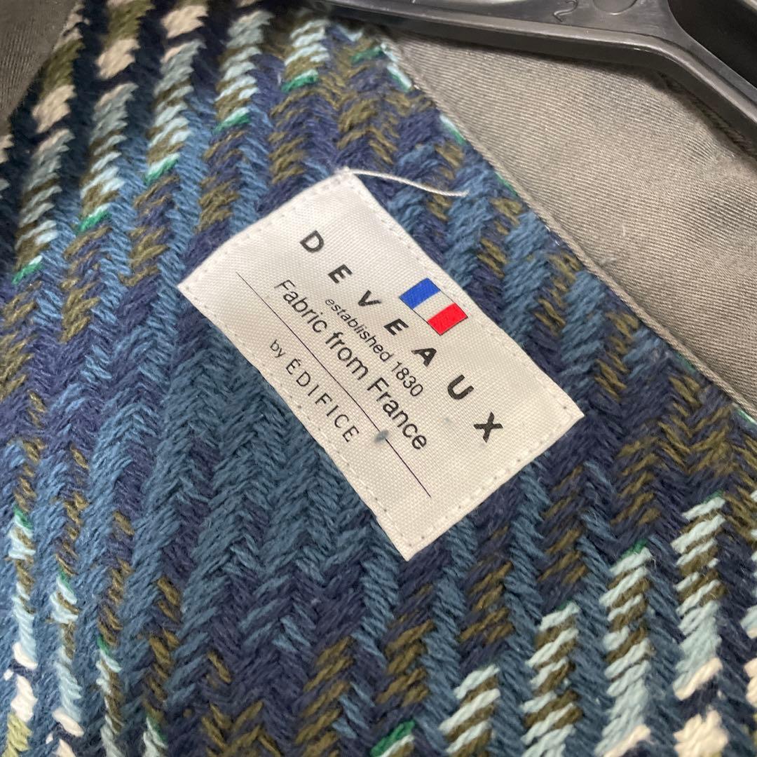 【DEVEAUX / デヴォー】（美品）バスケットチェックシャツ EDIFICE