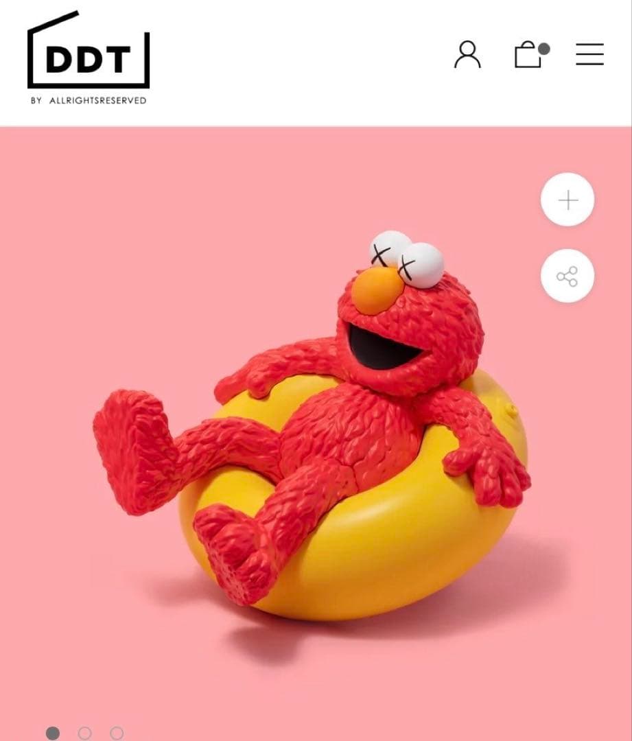 【新品】期間限定特価　KAWS ELMO /カウズ コラボフィギュア　正規品