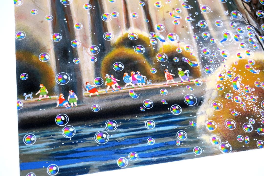 【ヒロ・ヤマガタ】　晩秋　シルクスクリーンシート　山形博導　額装可