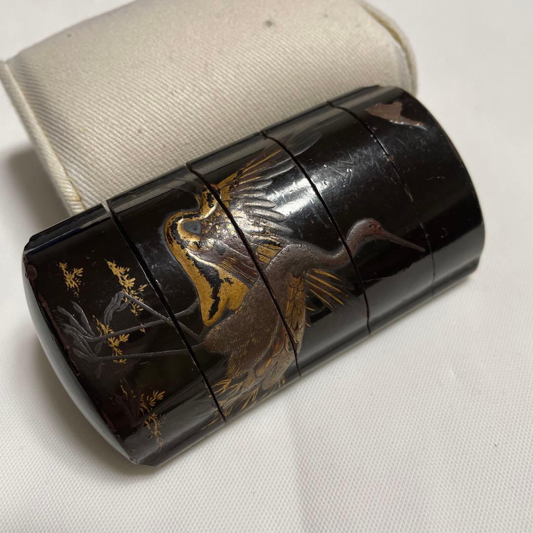 アンティーク　古美術品　漆芸　印籠