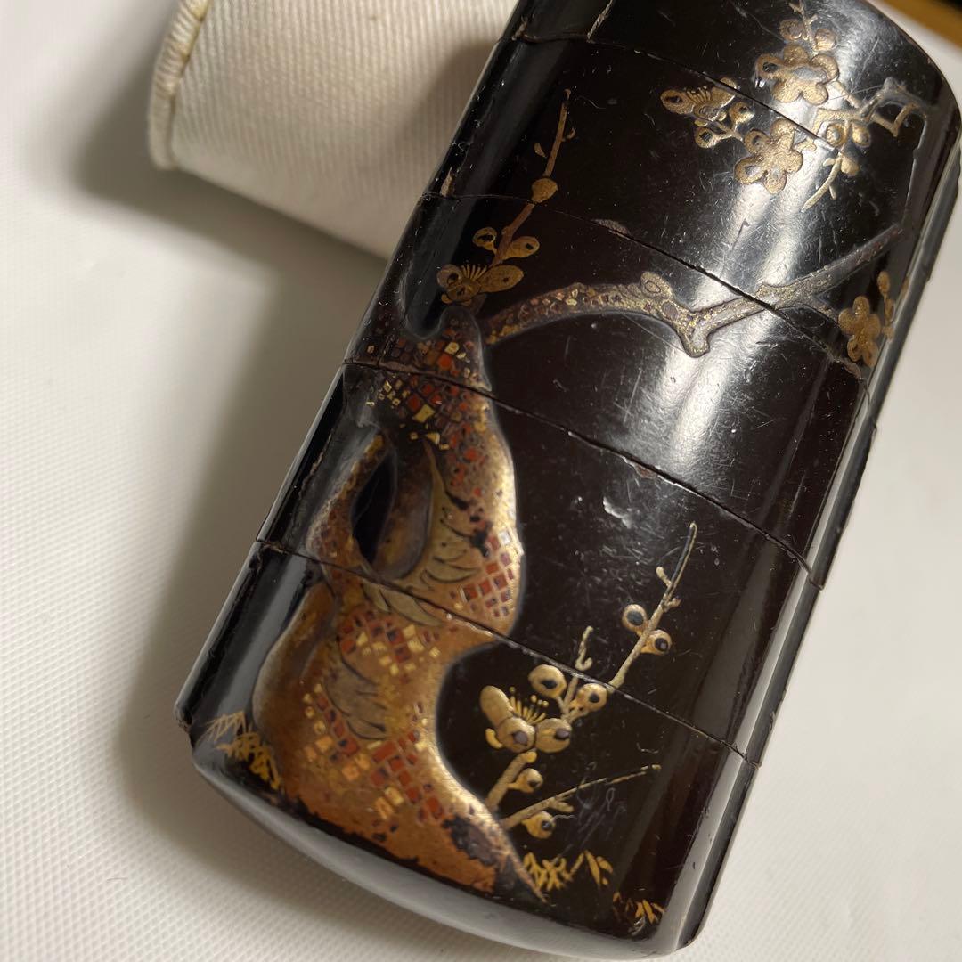 アンティーク　古美術品　漆芸　印籠