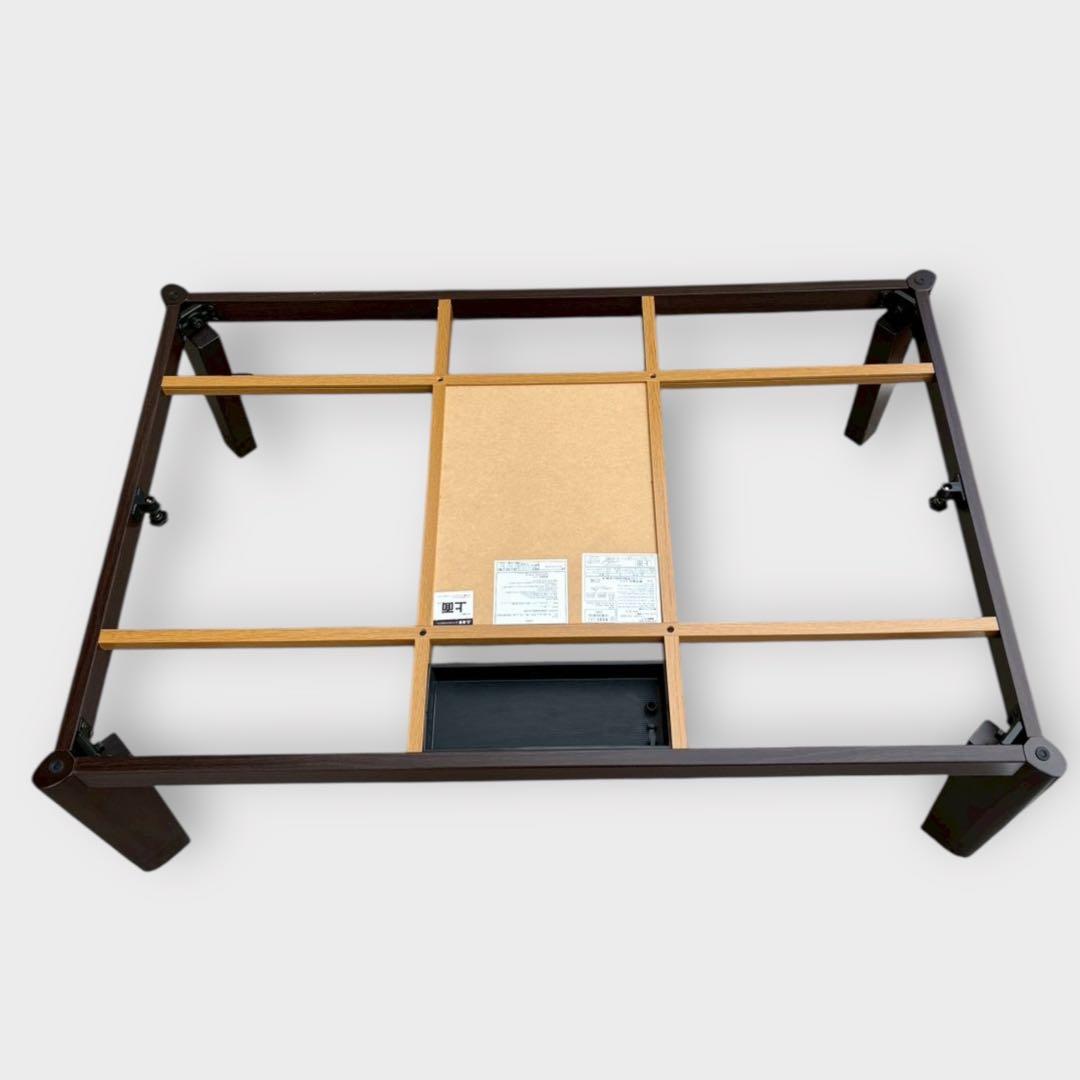 ニトリ こたつテーブル YZU 120 DBR 布団セット付き