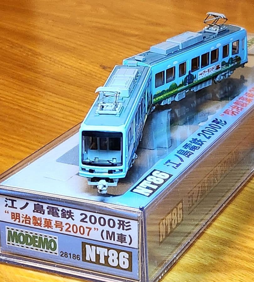 【動作確認済】モデモ 江ノ電 2000形 明治製菓号 2007 M車 NT86