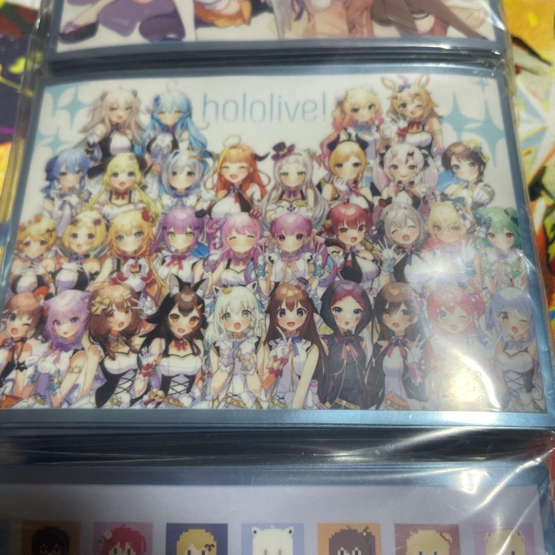 ホロライブ　hololive 同人スリーブ　カードスリーブ　ドット　白詰草