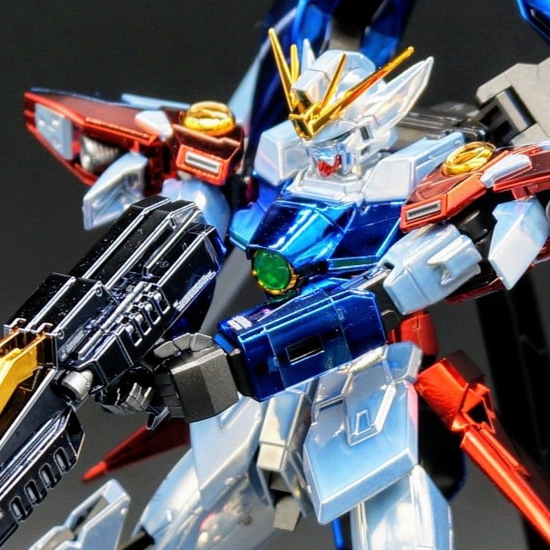 完成品【メッキ仕様】MG ウイングガンダム プロトゼロ EW 塗装 メカニカル