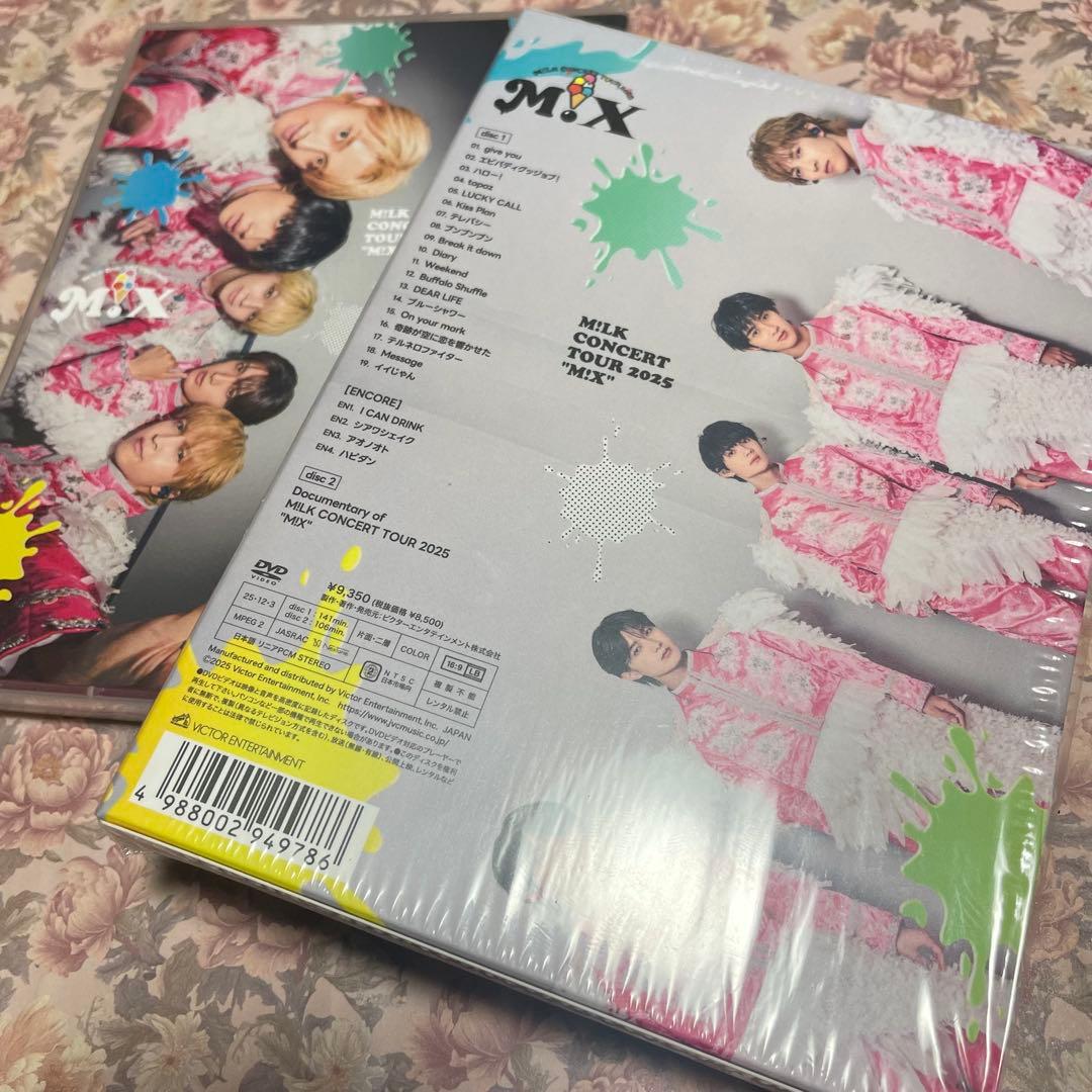 M!LK CONCERT TOUR 2025 \"M!X\" 初回限定盤 DVD