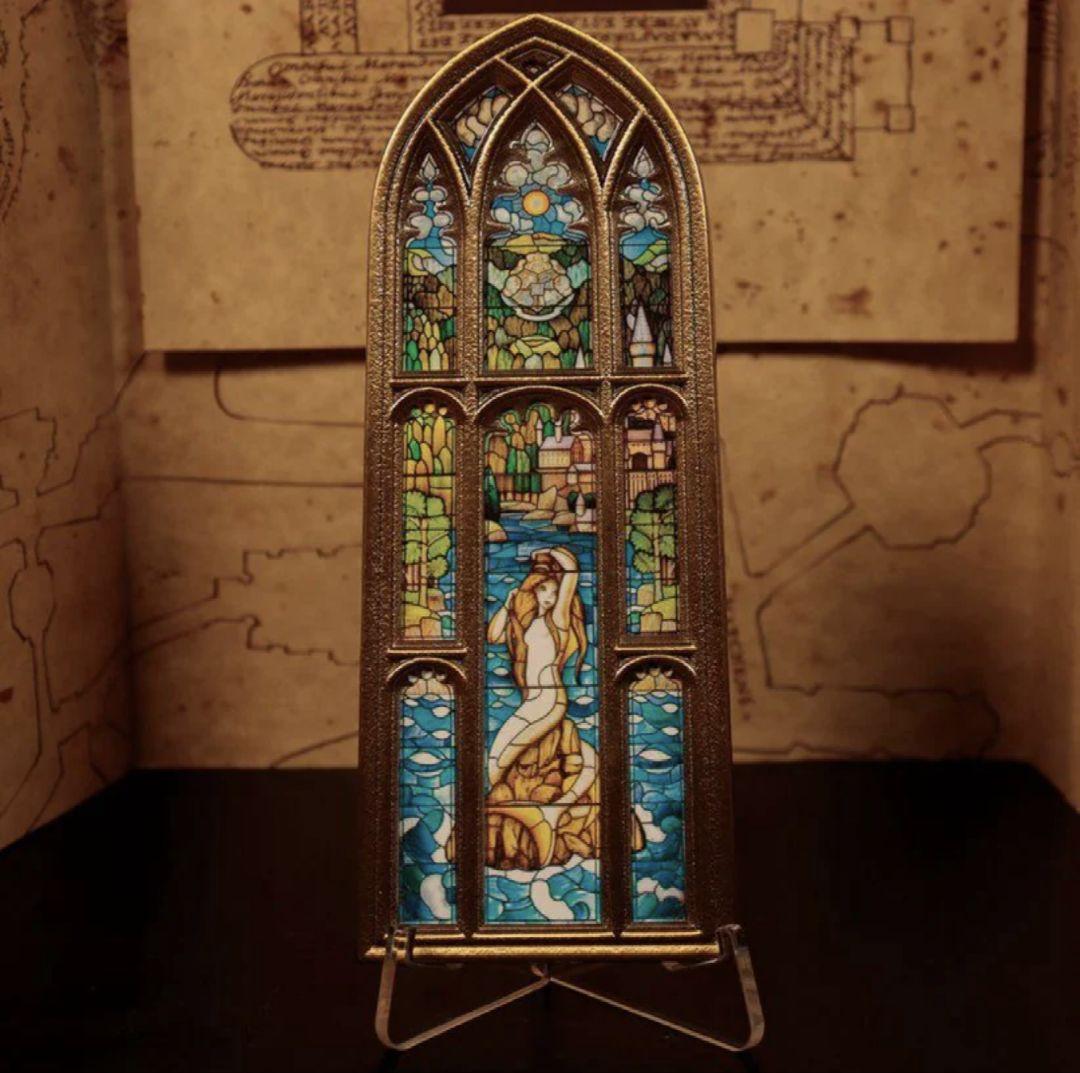 ハリー・ポッター 監督生の浴室 ステンドグラス 金属 インゴット