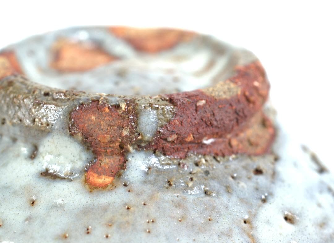 銘「祥雲」鵬雲斎大宗匠書付　燔師梅華皮茶碗　74代朝日豊斎造