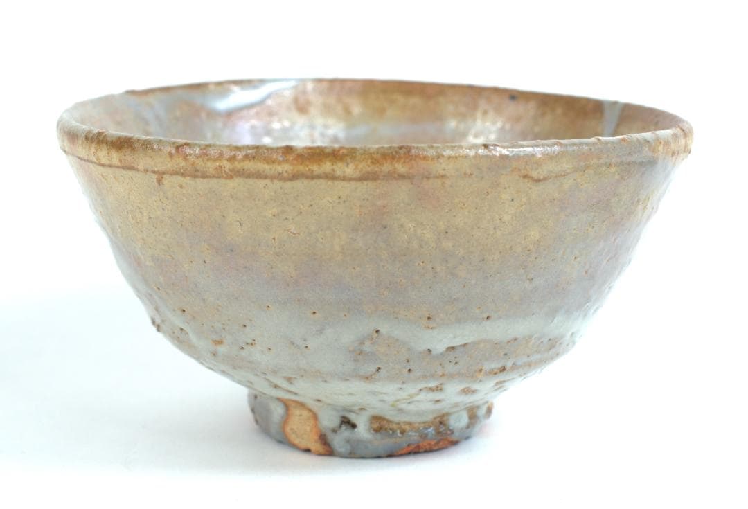 銘「祥雲」鵬雲斎大宗匠書付　燔師梅華皮茶碗　74代朝日豊斎造