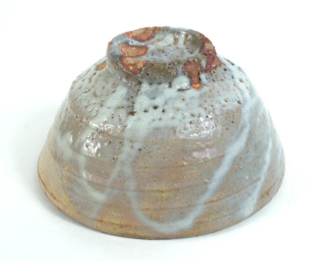 銘「祥雲」鵬雲斎大宗匠書付　燔師梅華皮茶碗　74代朝日豊斎造